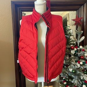 Coldwater Creek Sporty Reversible Quilted Puffer Vest